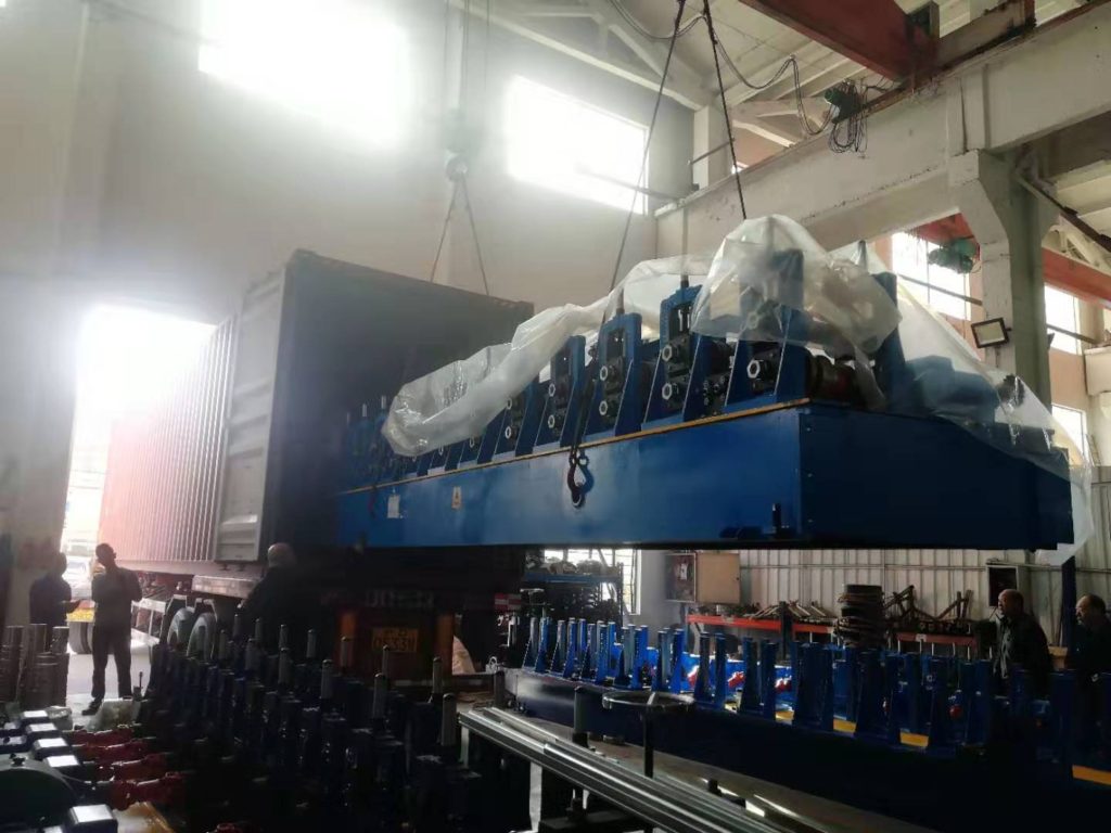 rack P step beam roll forming machine