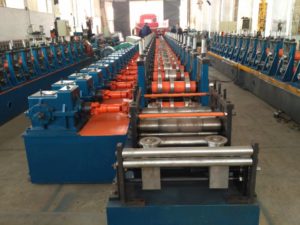 Shutter Rack Support Rail Roll Forming Machine