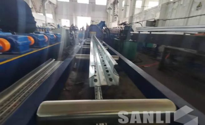 rack upright roll forming machine