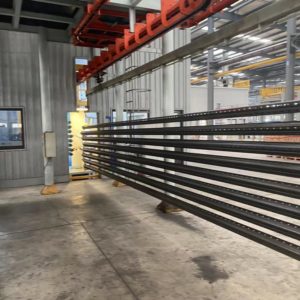 rack power coating line 