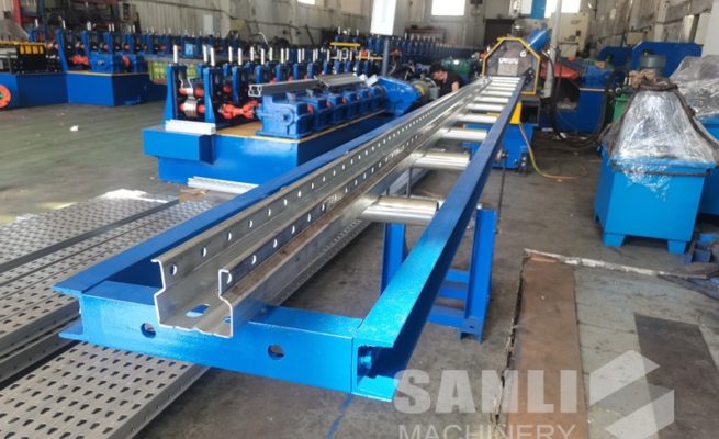 warehouse rack upright roll forming machine