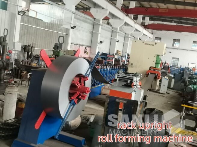 rack upright roll forming machine