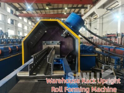 warehouse rack upright roll forming machine