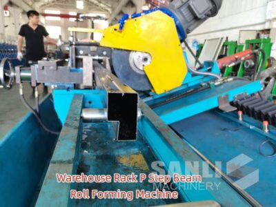 warehouse rack P step beam roll forming machine