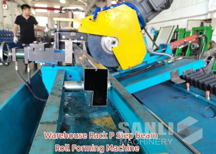 warehouse rack P step beam roll forming machine